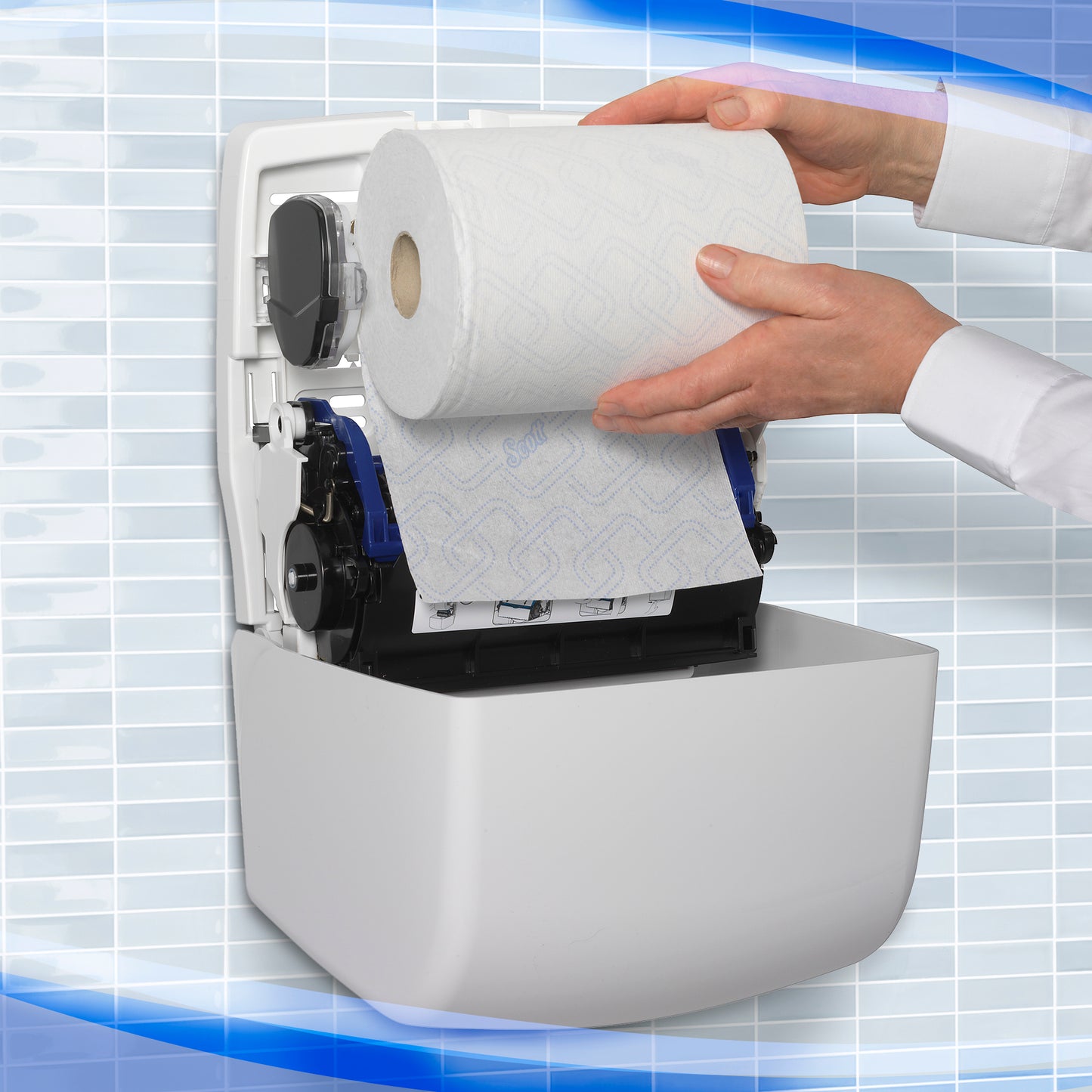 Kimberly-Clark Professional® AQUARIUS® Slimroll™ Rolled Hand Towel Dispenser