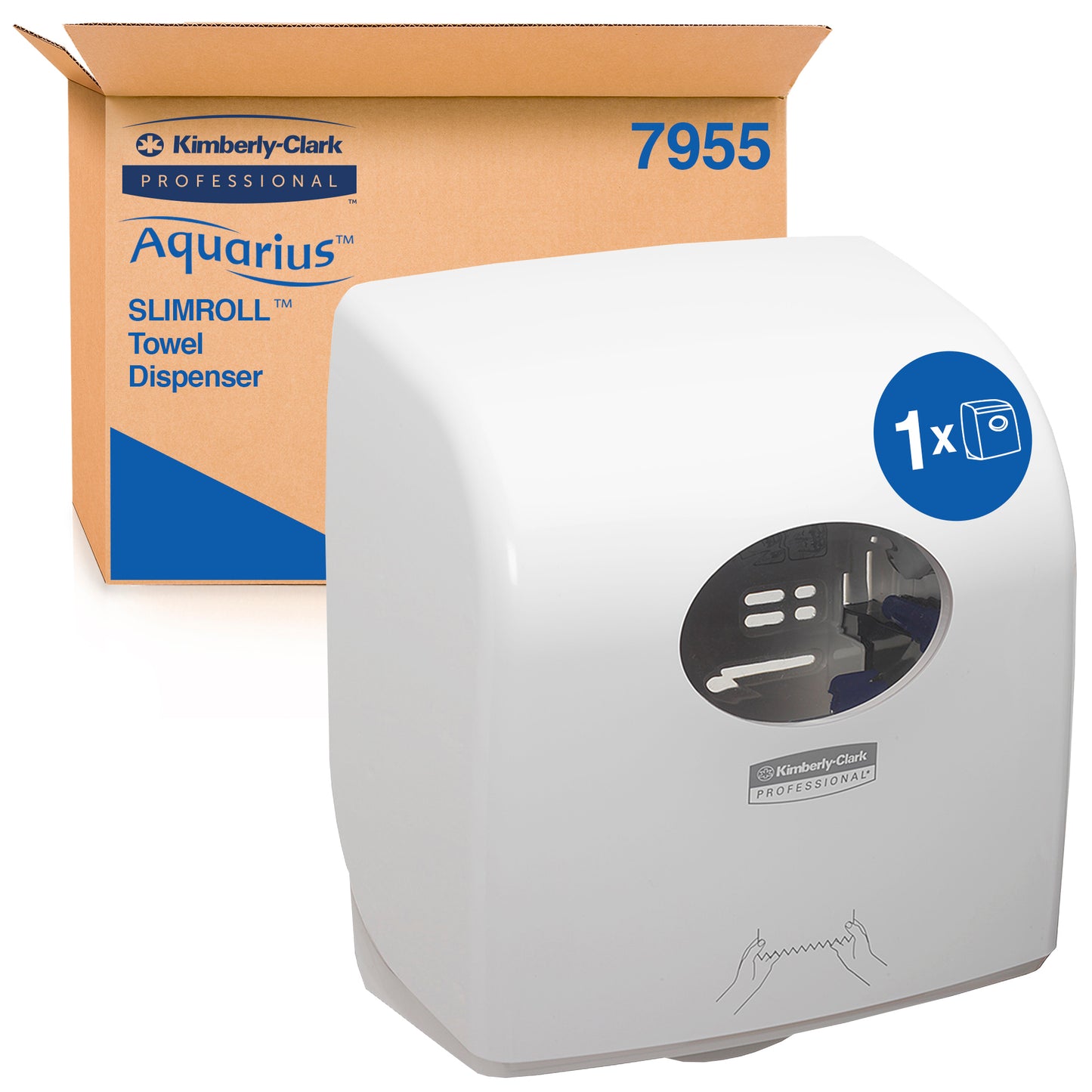 Kimberly-Clark Professional® AQUARIUS® Slimroll™ Rolled Hand Towel Dispenser
