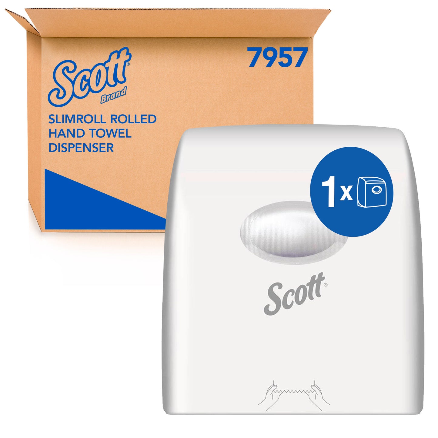 SCOTT® Slimroll Rolled Hand Towel Dispenser