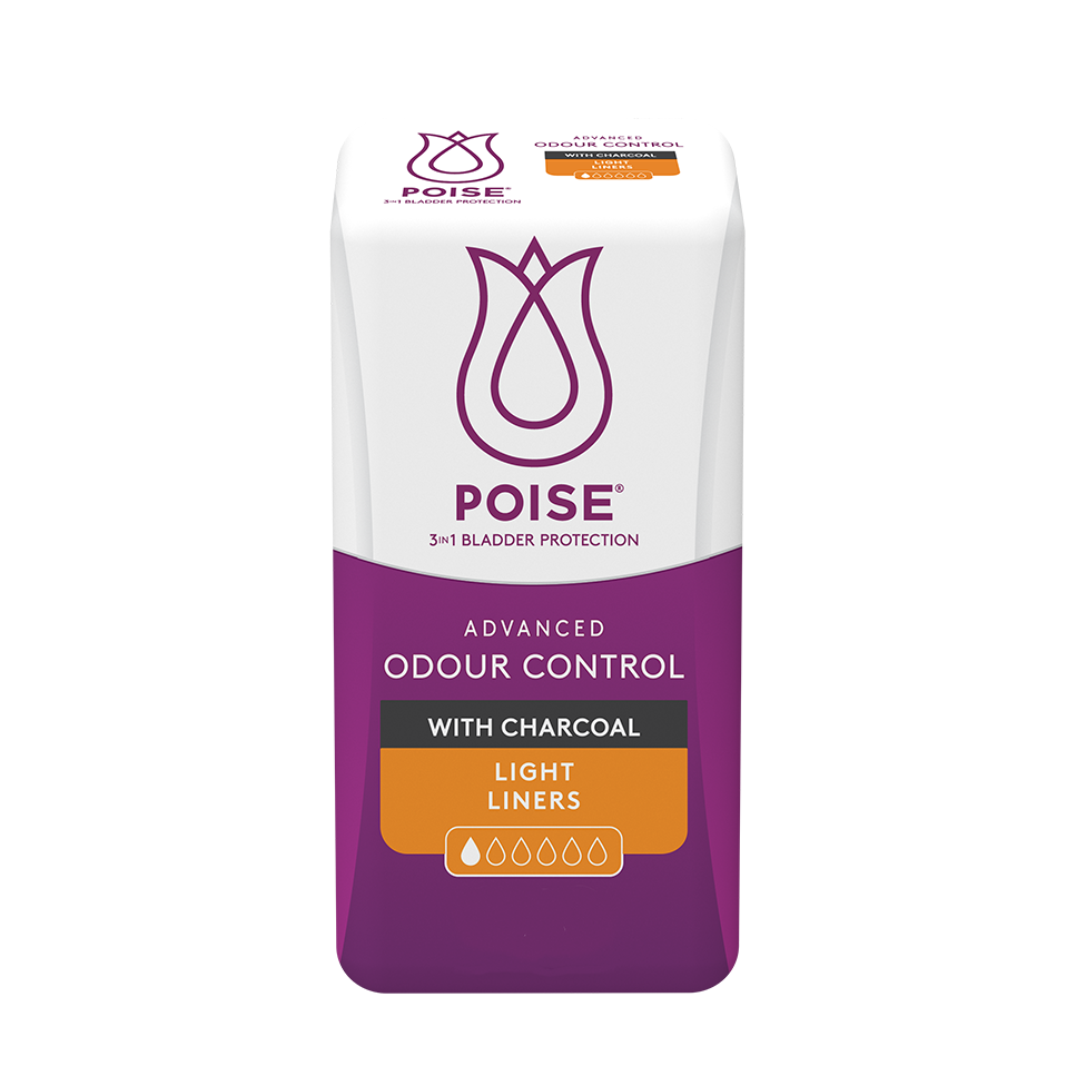 POISE® Charcoal Light Liner