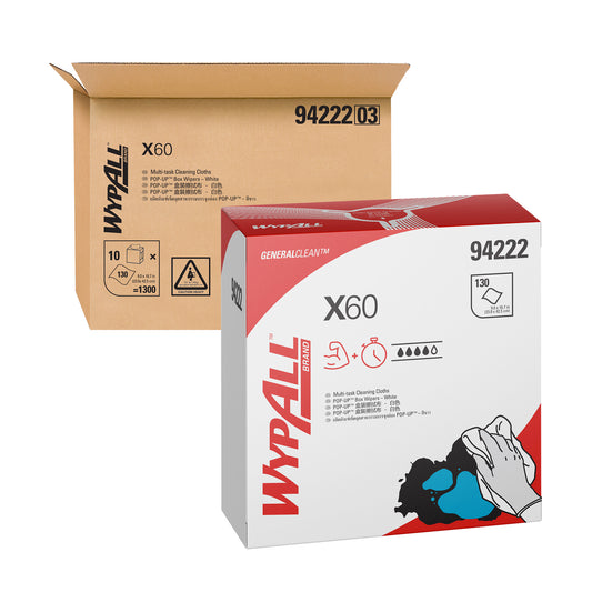 WYPALL® X60 Pop-Up Box Wipers