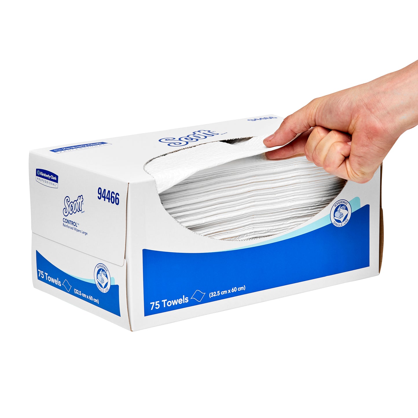 SCOTT® Control Reinforced Large Wipers, White Multi Purpose Wipers