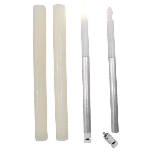 Flameless Standard Dinner Candles - 12pk