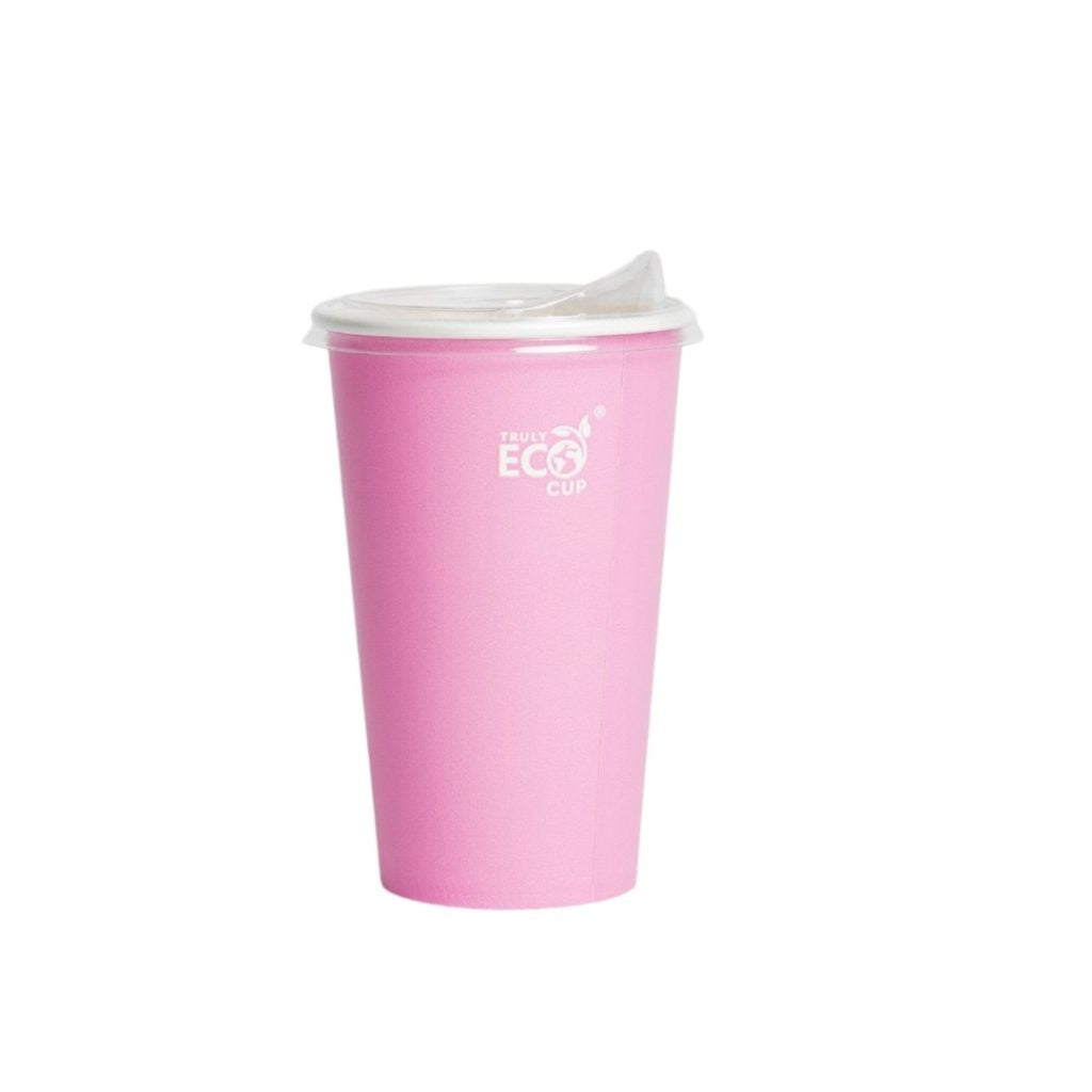 Truly Eco Strawless RPET Clear & Sip Lid Carton: 1,000