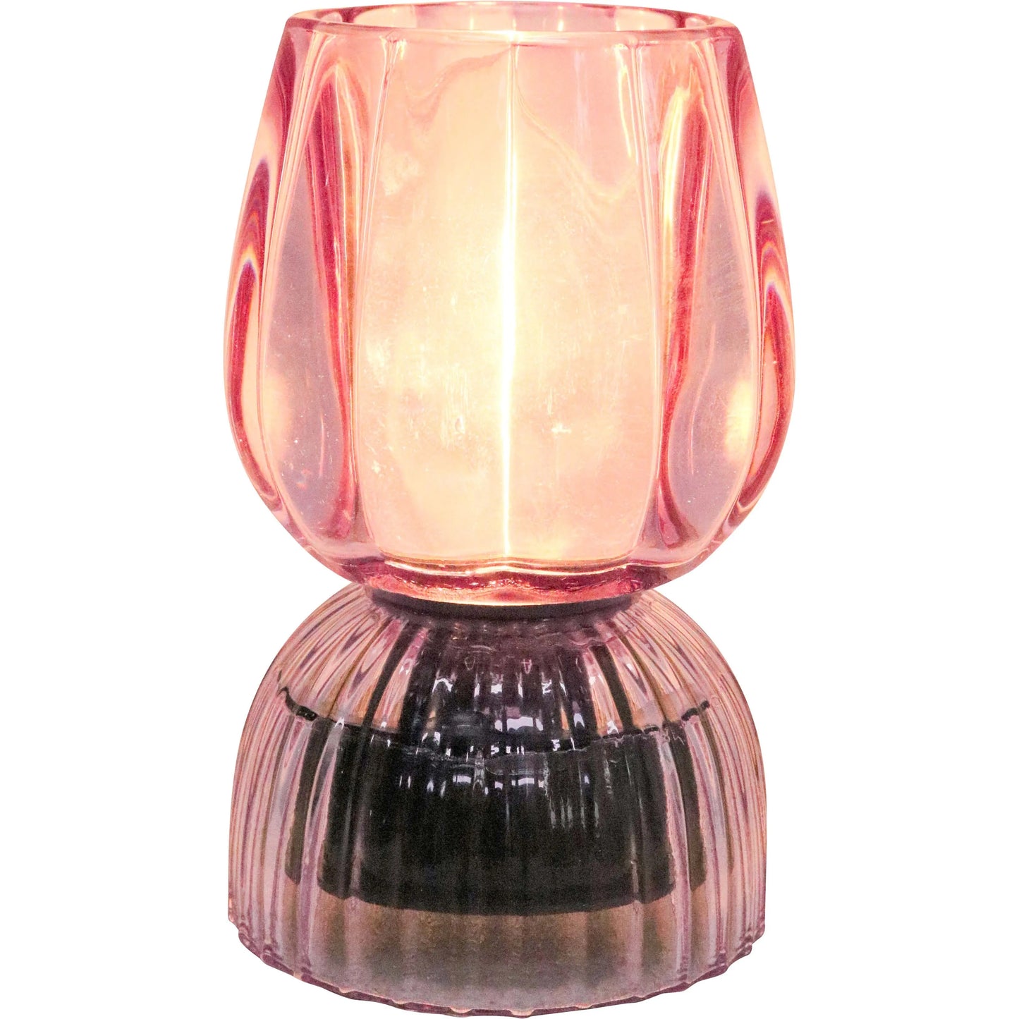 LED Glass Lamp - Pink Passion
