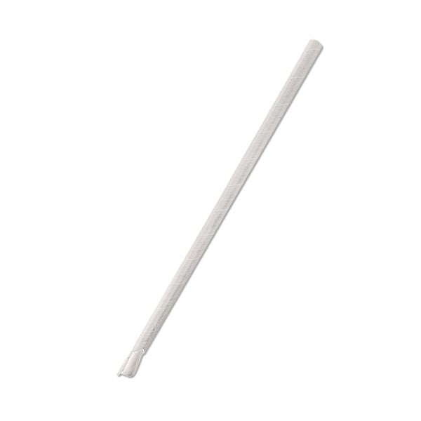 Paper Spoon Straw - Plain White