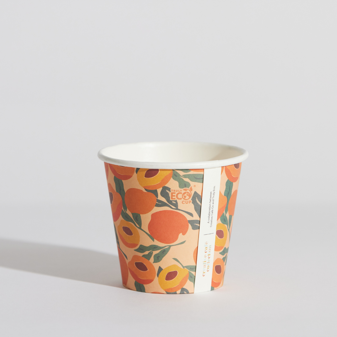 Cafe Collection Truly Eco Single Wall Hot Cup - 8oz Universal lid
