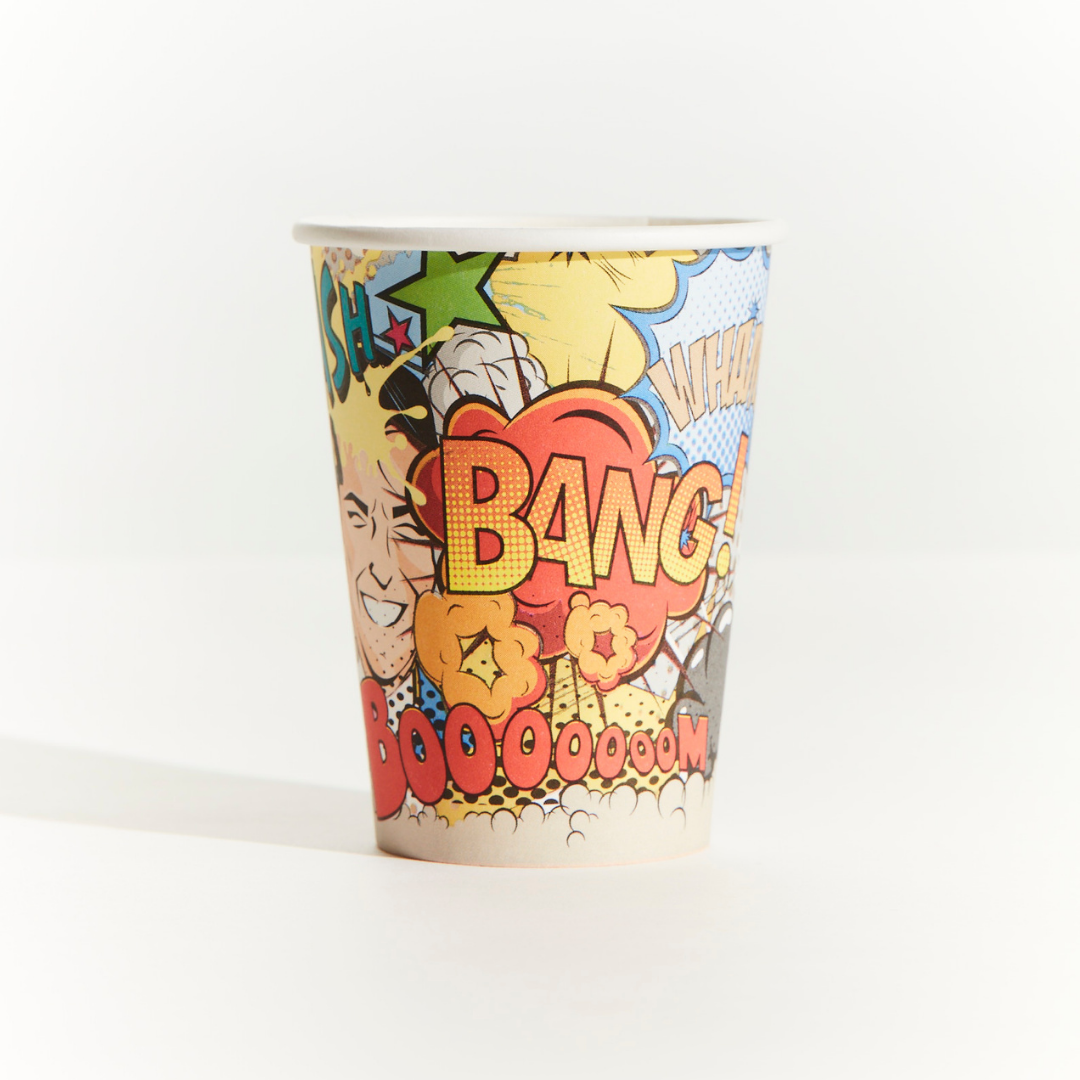 WHAM Printed Truly Eco Single Wall Hot Cup - 12oz