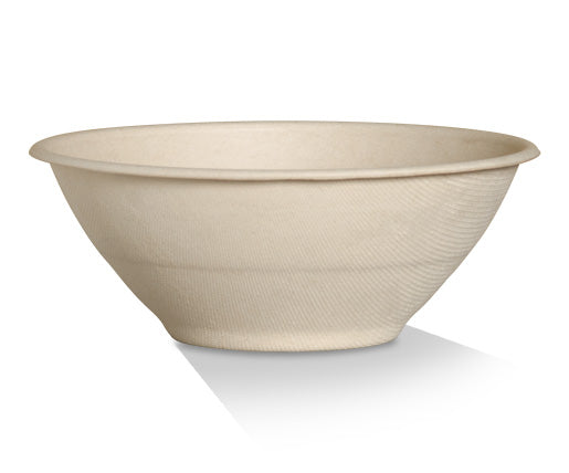 Unbleached Sugarcane Cold Food Bowl - 32oz