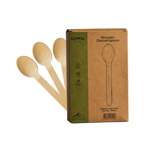 Wooden Dessert Spoons