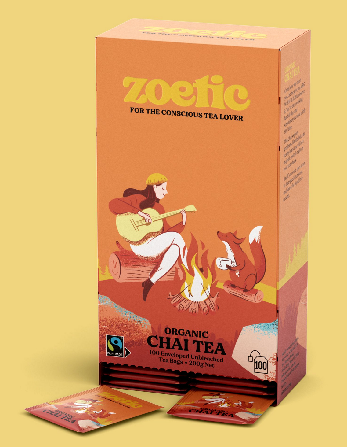 Zoetic Chai Enveloped Tea Bags