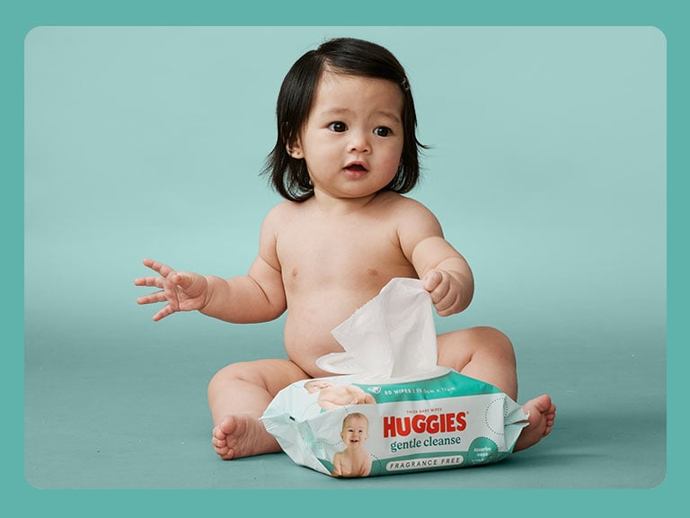 Huggies Unscented Baby Wipes - 80 Pack Carton: 3 x 80 Pack