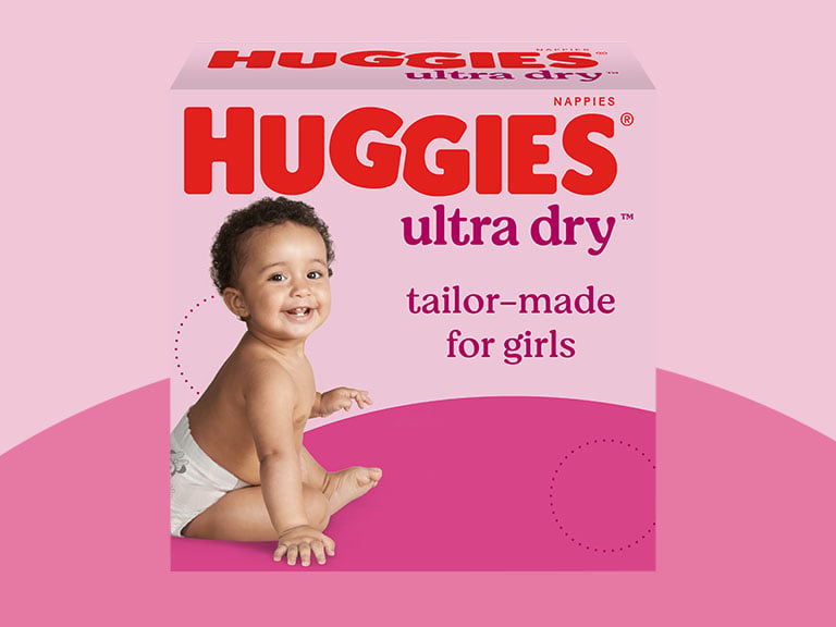 Huggies Ultra Dry Nappies for Girls