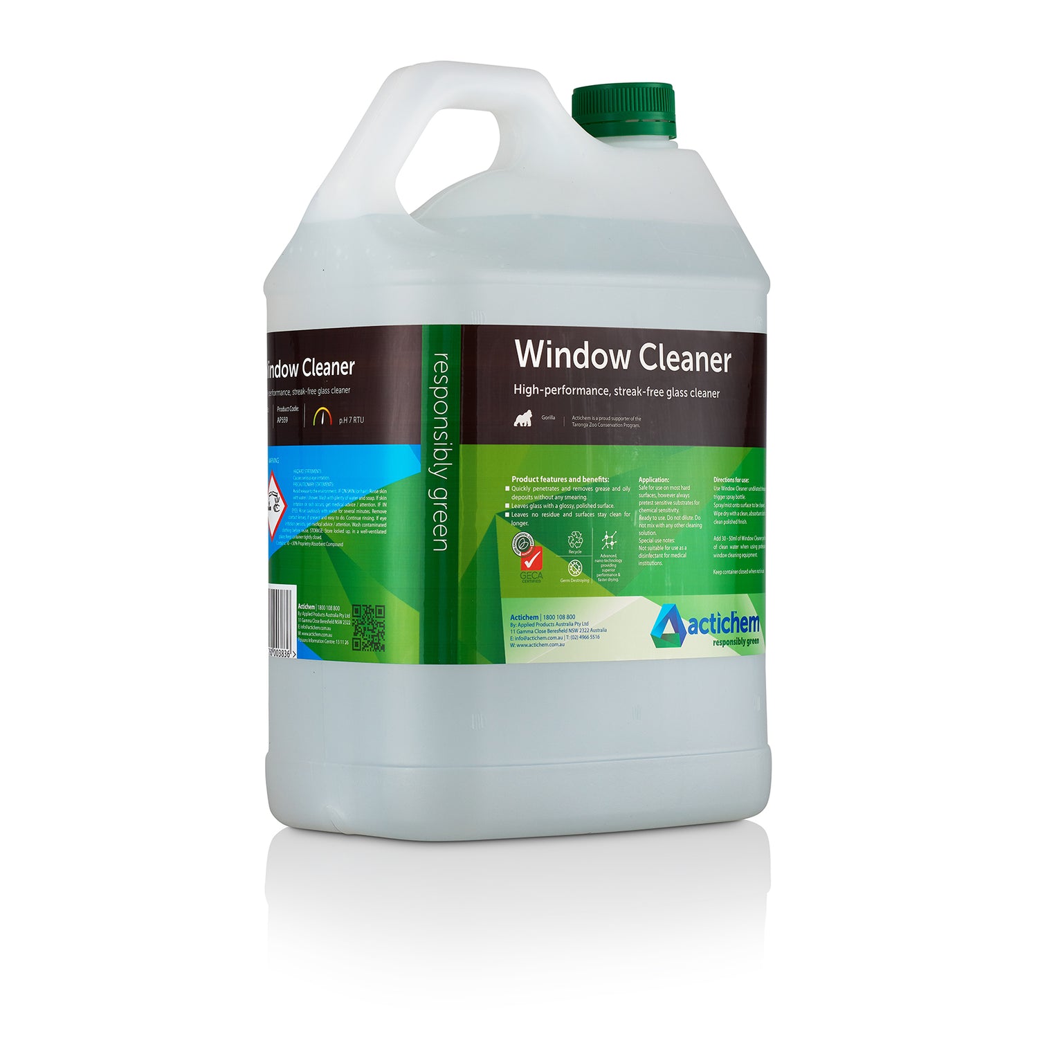 Resposibly Green Cleaning Chemicals