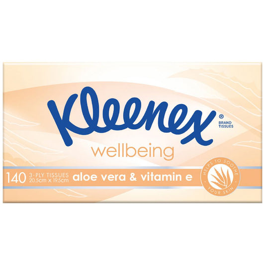 Kleenex® Aloe Vera & Vitamin E 140 sheet Carton: 24 Boxes