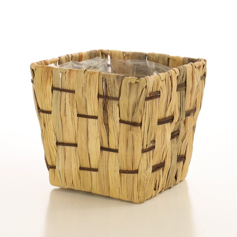 Hamper Basket Bark & Rope - 15cm