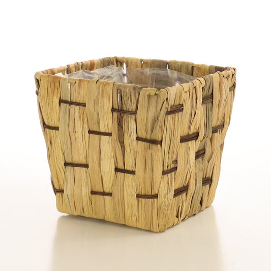 Hamper Basket Bark & Rope - 15cm