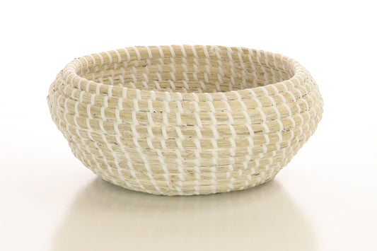 Seagrass Basket Whitewashed - 22cm