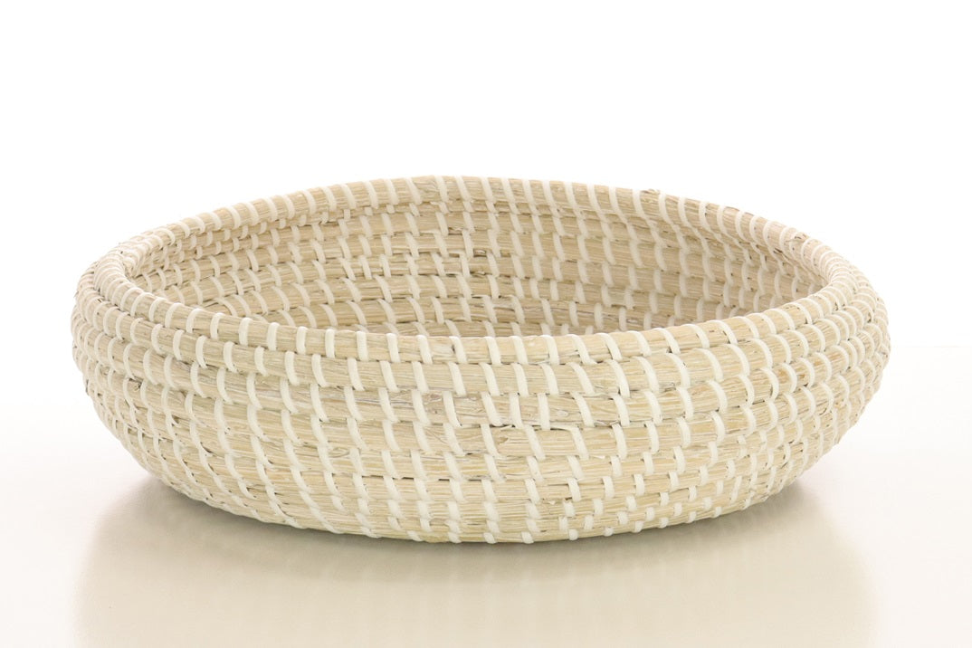 Hamper Basket Seagrass Whitewashed - 30cm