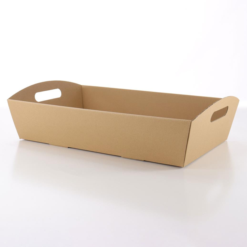 Hamper Tray Cardboard Kraft - Small
