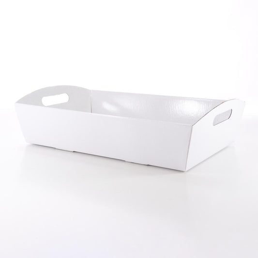 Hamper Tray Cardboard White - Large