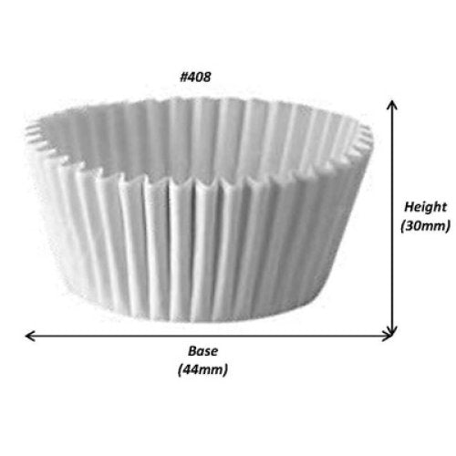 Patty Pan Liner White - #408