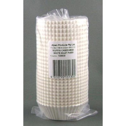 Muffin Pan Liner White - #530