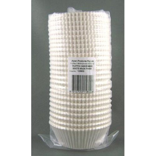 Muffin Pan Liners White - #800