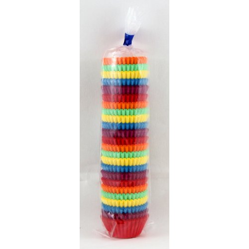 Cupcake Pan Liners Assorted Colours - 30mm