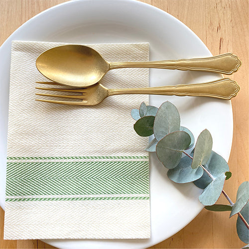 Bionap Napkin Extra Soft 30x40 Kitchen Green Compostable Carton: 800