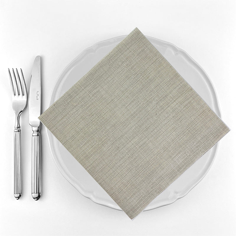 Bionap Napkin Airlaid 44x44 Lino Sand Compostable Carton: 800