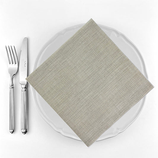 Bionap Napkin Airlaid 44x44 Lino Sand Compostable Carton: 800