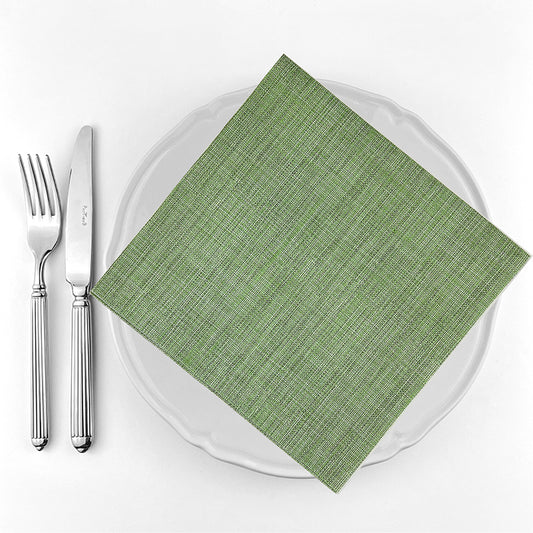 Bionap Napkin Airlaid 44x44 Lino Green Compostable Carton: 800