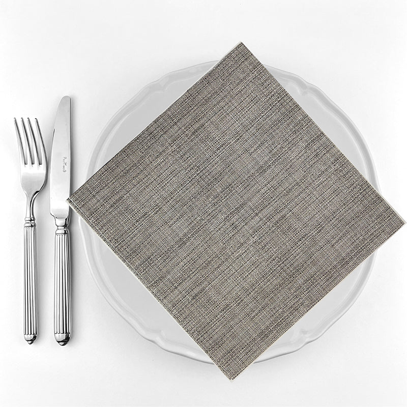 Bionap Napkin Airlaid 44x44 Lino Brown Compostable Carton: 800