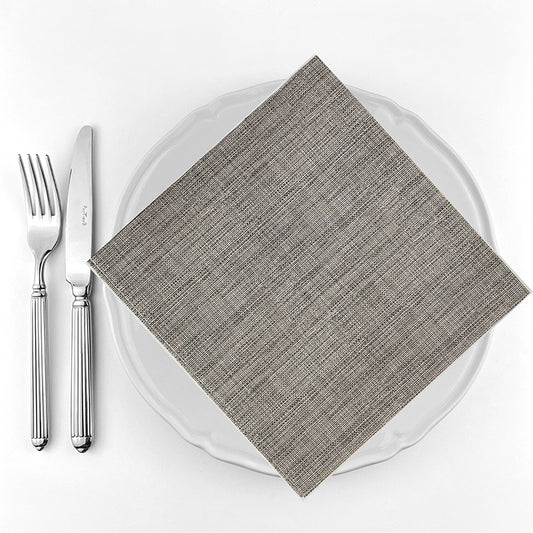 Bionap Napkin Airlaid 44x44 Lino Brown Compostable Carton: 800