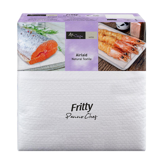 Bionap Chef Wipes Airlaid 40x40 Fritty Compostable Carton: 640