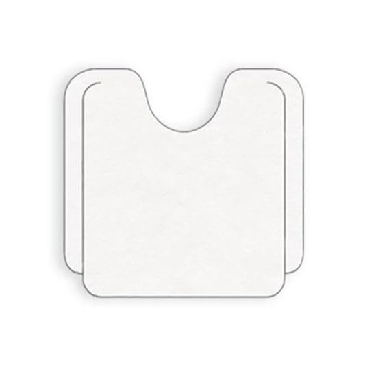 Bibs Baby 28x28 White Carton: 100