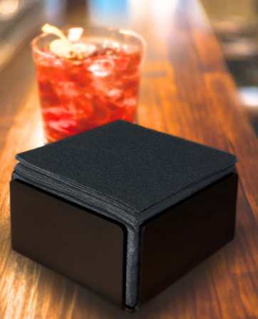 Bionap Cocktail Dispenser 20x20 Black 11x11x6cm Plexiglass Carton: 24