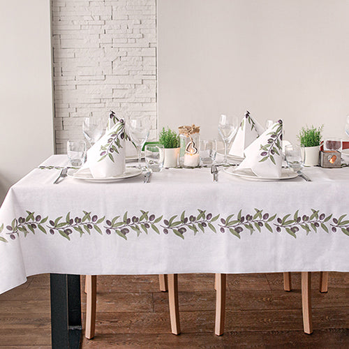 Bionap Tablecloth Airlaid 140x240 Olivia Compostable Carton: 20