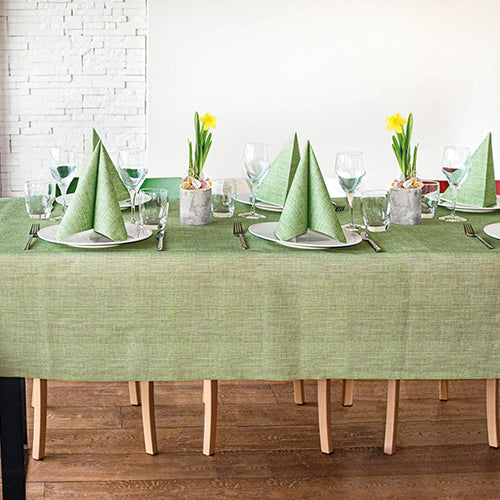 Bionap Tablecloth Airlaid 140x240 Lino Green Compostable Carton: 20