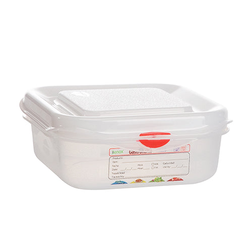 Gastronox Air Tight Container with Lid - 1/6 - 1.1L ( 65mm Height) Carton: 12