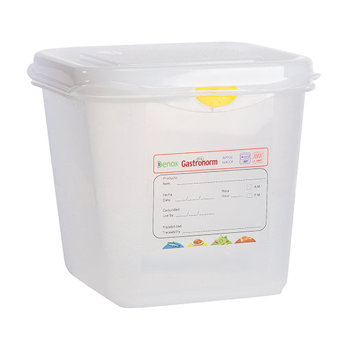 Gastronox Air Tight Container with Lid 1/6 - 2.6L (150mm Height) Carton: 12
