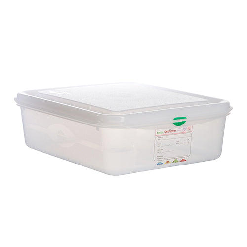 Gastronox Air-Tight Container with lid 1/2 h100mm 6.5lt Carton: 6