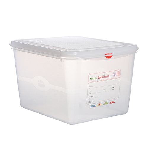 Gastronox Air-Tight Container with lid 1/2 h200mm 12.5lt Carton: 6