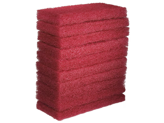 Eager Beaver Floor Pad Red - 10 Pack