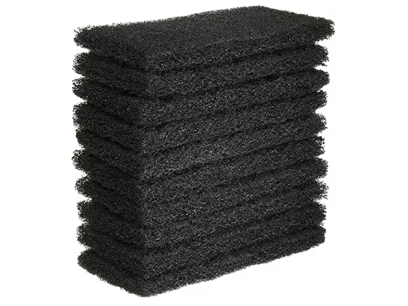 Eager Beaver Floor Pad Black - Pack 10