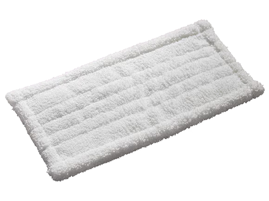 Eager Beaver Floor Pad Microfibre White - Pack 12