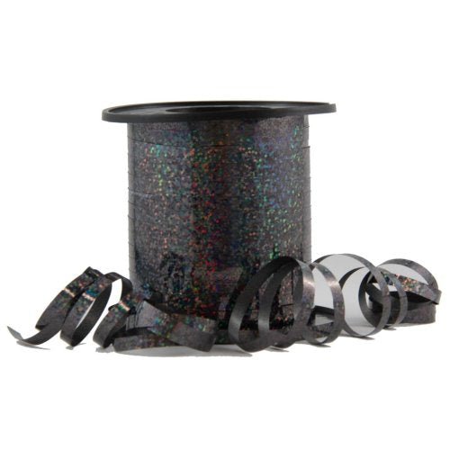 Curling Ribbon 225m - Holographic Black