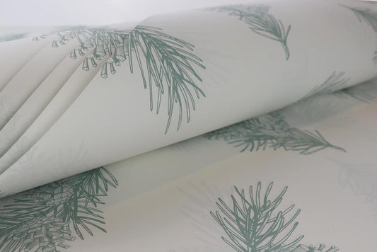 Kraft Paper 80gsm White 50x70cm - Pinecone Print