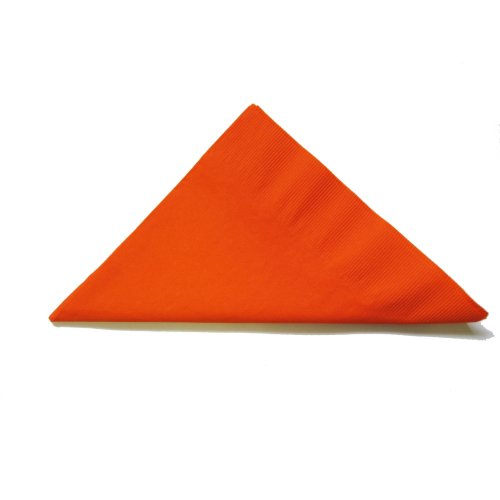 Orange Dinner Napkin 2ply BULK - Carton: 1,000